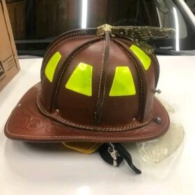 2021 N6A Cairns Natural Leather Helmet